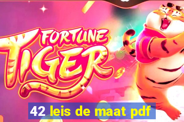 42 leis de maat pdf